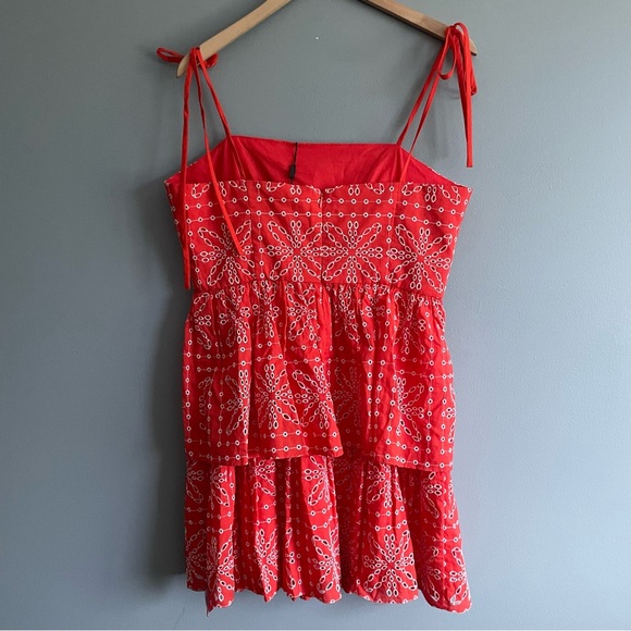 MILLY easton tile eyelet dress - Picture 3 of 5